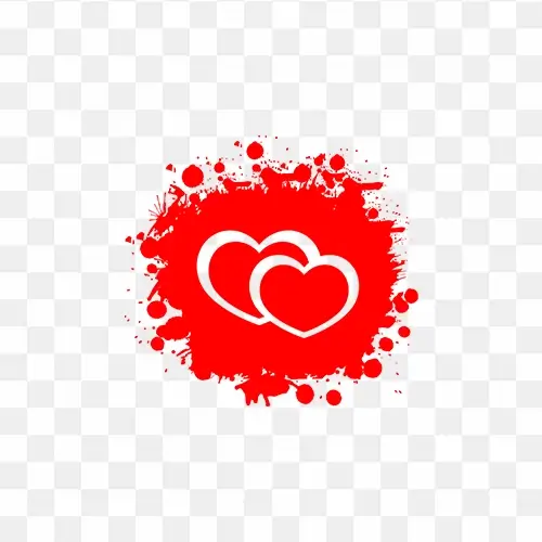 Red Heart Love Symbol Image Png